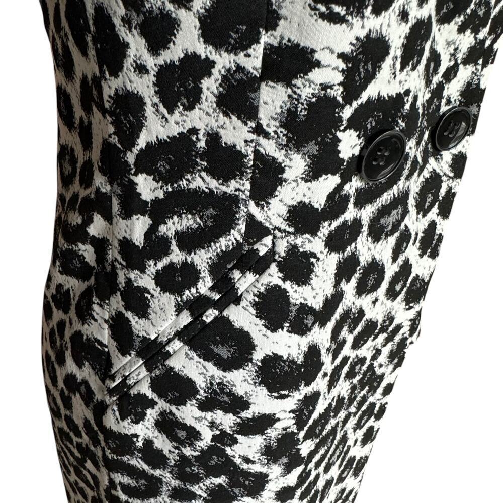 Renuar Animal Print Statement Coat Double Breasted Women’s Size 0 - Picture 7 of 10